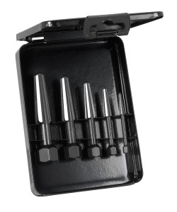 Order In - RENNSTEIG - Screw E X tractors Metal Case Set - Dual Edged - 5 Piece - 471901