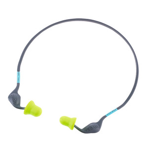 Order In - uvex xact-band 2125.372 Earplugs - Reusable - Banded - Class 4 - 22dB - Yellow/Grey - Regular - Pack of 5 Pairs