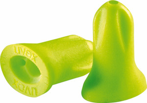 Order In - uvex hi-com HC-UC Earplugs - Disposable - Uncorded - Class 2 - 16dB - Lime - Regular - Pack of 200 Pairs