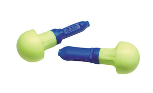 Order In - 3M E-A-R Push-Ins™ Earplugs 318-1000 7000127213 - Disposable - Uncorded - Push-to-Fit - Class 4 - 23dB - Poly Bag - Yellow/Blue - Regular - Box of 100