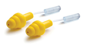 Order In - 3M E-A-R UltraFit 393-2001-50 7000002387 Earplugs - Probed Fit Test Plug - Reusable - Class 3 - 18dB - Yellow - Regular - Pack of 10 Pairs