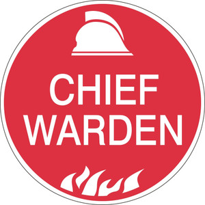 Order In - PROSAFE Sticker - Chief Warden - Self Adhesive Vinyl - 56mm - Pack 5