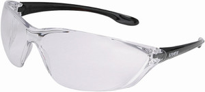 Order In - uvex hunter 9101-050 Safety Safety Glasses - UV 400 Protection - Black Frame - Anti-Fog Coating - Clear 80% VLT Lens
