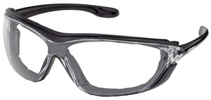 Order In - uvex hunter 9101-050G Safety Safety Glasses - with Foam Guard - Black Frame - Anti-Fog Coating - Clear 80% VLT Lens