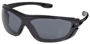 Order In - uvex hunter 9101-051G Safety Safety Glasses - with Foam Guard - Black Frame - Anti-Fog Coating - Grey 20% VLT Lens