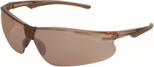 Order In - uvex predator PD505 Safety Glasses - Soft Nose Pads - Brown Frame - Light Brown Mirror 45% VLT Lens
