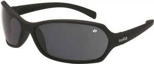 Order In - Bolle Hurricane 1662202 Safety Glasses - Black Frame - Anti-Scratch/ASL Anti-Fog - Smoke Lens