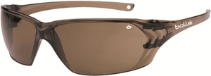 Order In - Bolle Prism 1614404 Safety Glasses - Wrap-Around - Ultra Light Weight - Bronze Frame - Anti-Scratch/Anti-Fog - Bronze Lens