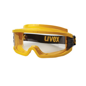 Order In - uvex ultravision 9301-613 Safety Goggle - Yellow Frame - Gas-Proof - Closed Vent - UV 400 Protection - Anti-Fog/Anti-Scratch - 80 % + VLT Clear Lens