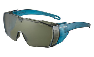 Order In - Bolle SWIFT OTG SWIOTN20A Overspecs Safety Glasses - Blue Frame - Platinum Lite - Anti-Fog/Anti-Scratch Coating - Smoke Lens