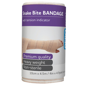 Order In - AERO Healthcare Short Snake Bite Bandage with Indicator - Heavy Weight - Non Sterile - 10cm x 4.5m