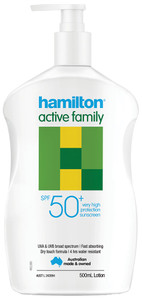 Order In - Hamilton 7225 Sunscreen - Active Family - SPF50+ - 500ml