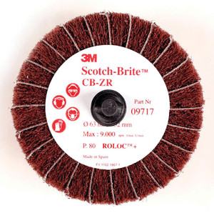 Order In - 3M Scotch-Brite FN510078341 Roloc Flap Wheel - 63 X 32mm - 120 Grit