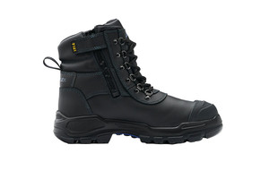 Order In - Blundstone 9161 RotoFlex Safety Boots - Chemical Resistant - Unisex - 6 Inch - Zip Sided - Black