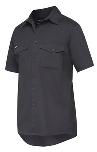 Order In - King Gee - Shirt - Mens Lightweight Short Sleeve - K14825 - Charcoal
