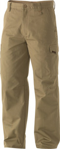 Order In -King Gee Men's WorkCool1 Pant - Cotton - Khaki - K13800