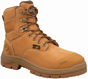 Order In - Oliver - Safety Boots - Ankle - Anti-Static - Metatarsal Guard - Lace Up - Nubuck Leather - 55-336 - Wheat