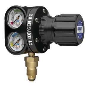 Order In - Cigweld 301531 Bottom Entry Type 10.5 Oxygen Regulator w/ Gas Guard - 400kPa