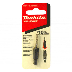 Order In - Makita 'Quad-Driver' Replacement Countersink Bit No. 10 - 10 Gauge Screws