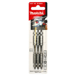 Makita SQ2 x 85mm Torsion Screwdriver Bits - Double Ended - 3 Pack