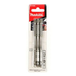 Makita Screwdriver Bit Doubled Ended PZ2 110mm 3Pk - B-21939