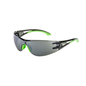 Mack Safety VX2 Crystal Green Smoke Mirror Lens Safety Spectacles - MKVX2SPCGSM0000