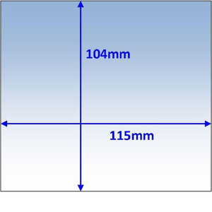 Weldclass Clear Lens 115x104mm 10 Pack - WC-05323