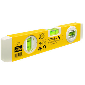 Stabila Torpedo Level 2 Vial Magnetic 250mm