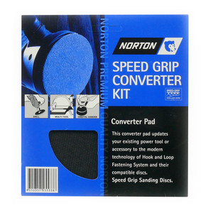 Norton Abrasives 125mm Speedgrip Converter Pad Kit - Self Adhesive