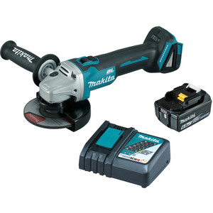 Makita 18V Brushless 125mm(5") Angle Grinder Kit - DGA504RGX4