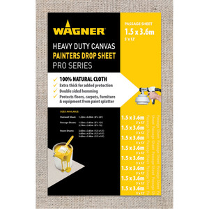Wagner Drop Cloth Canvas Heavy Duty 1.5x3.6m - PC5X12