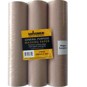Wagner Masking Paper 288mmx50m 3 Pack - MASKPAP12