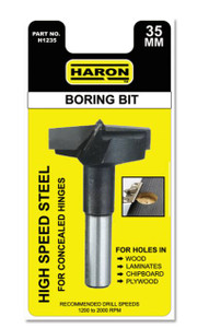 Haron Boring Bits Concealed Hinge 8 x 35mm - H1235