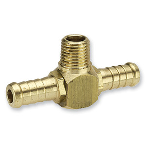 Jamec T Piece T6Tm4; 3/8"Hose 1/4"Bsp Male - 48.1628