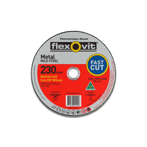 Flexovit 230x2.5x25.4 Fh38 Metal Cut-Off Wheel - 66252841576