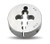 Bordo Button Die Nut Chrome MC Range - 4800D