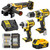 DeWalt 18V 5.0Ah XR Li-ion Cordless Brushless 3pce Combo Kit with Impact Screw-driving Set