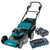 Makita 40V Max Brushless 534mm Lawn Mower Kit - LM002GT203