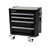 Special Order - Kincrome Contour® Mini Tool Trolley 4 Drawer 10” Black - K71024B