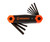 Crescent 9 PC Folding SAE Hex Dual Material Key Set - CHKFSAE9