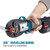 Zupper PZ1930 + 2xBatteries + charger + Case + 15mm-25mm jaws - PZ1930