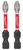 Milwaukee SHOCKWAVE™ Power Bit Pozidriv #2 50mm (2") 2PK - 48324835