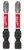 Order In - Milwaukee SHOCKWAVE™ Power Bit Pozidriv #3 50mm (2") 2PK - 48324836