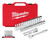 Milwaukee Ratchet & Socket Set with Bonus Spark Plug Sockets 3/8" Drive 32 Piece - MRSS36