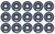 Redline Flap Disc Bulk Pack 125 MM 40/60/80 15 Piece - RL446807