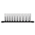 Order In - Milwaukee Metric Deep Socket Set with Storage Rail 3/8" Drive 10 Piece - 48229505