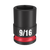 Order In - Milwaukee SHOCKWAVE™ Standard 6 Point Impact Socket 9/16" 3/8" Drive - 49666107
