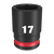 Order In - Milwaukee SHOCKWAVE™ Standard 6 Point Impact Socket 17 MM 3/8" Drive" Drive - 49666141