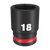 Order In - Milwaukee SHOCKWAVE™ Standard 6 Point Impact Socket 18 MM 3/8" Drive" Drive - 49666142