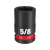 Order In - Milwaukee SHOCKWAVE™ Standard 6 Point Impact Socket 5/8" 1/2" Drive - 49666204